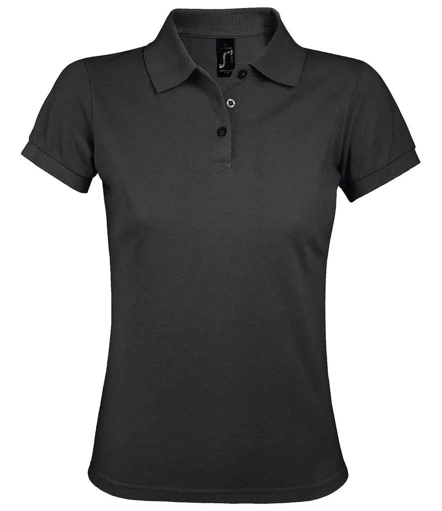 SOL'S Prime Poly/Cotton Pique Polo Shirt (Ladies) - Dark Colours