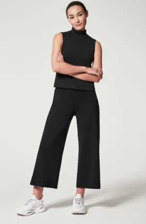 Spanx Airessential Cropped Wide Leg Black