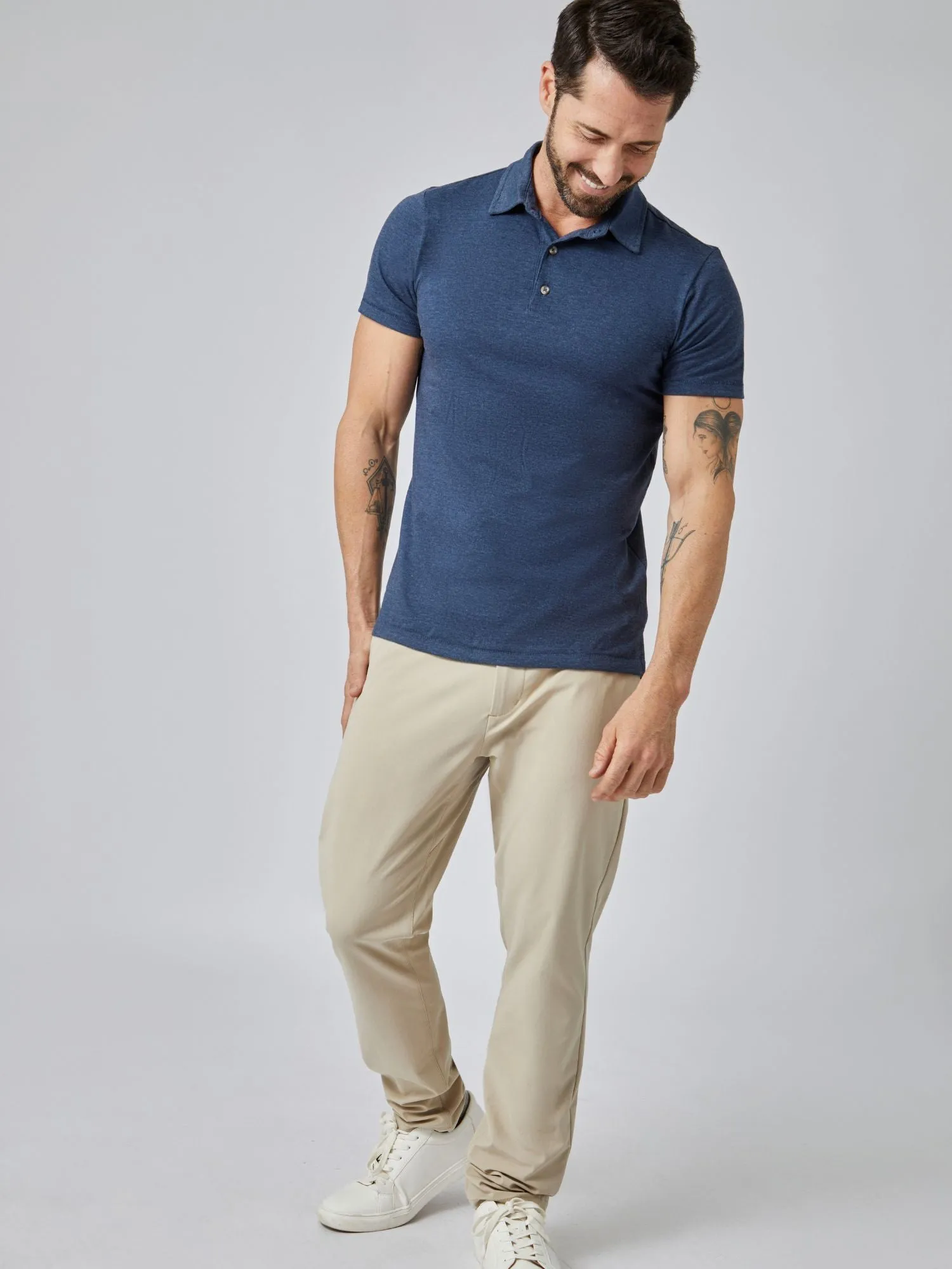 Steel Blue Torrey Polo