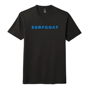 SURFGOAT "Billy" Short-Sleeved Tee (Black / Neon Blue)