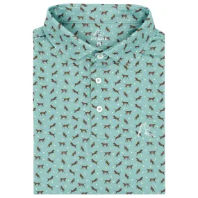 The Chocolate Lab | Performance Polo | The Chocolate Lab - Sea Green