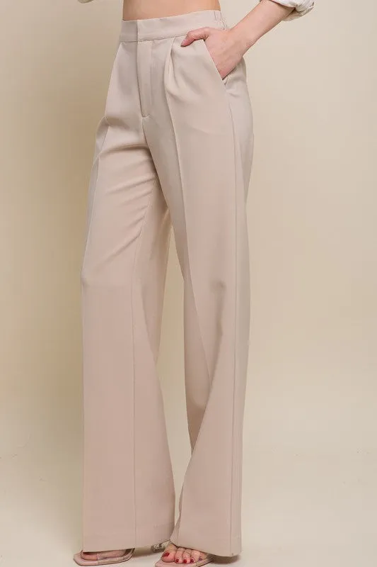 The Lauren pants-Beige