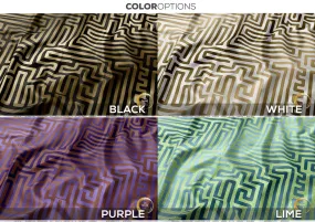 The MAZE Apparel Fabric 3Meters , 4 Colors | 8 Fabric Options | Abstract Fabric By the Yard | D20093