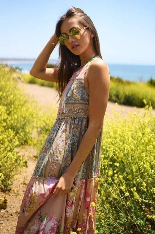 The Music Festival Boho Dress in Petal