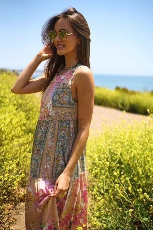 The Music Festival Boho Dress in Petal