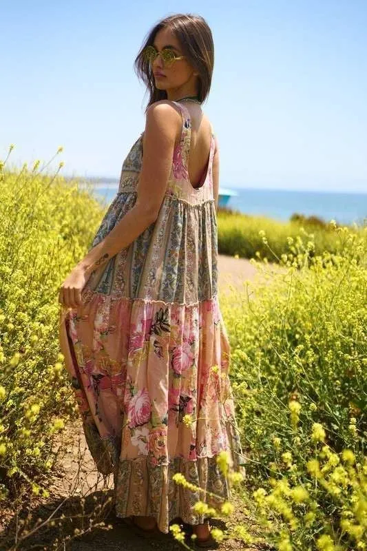 The Music Festival Boho Dress in Petal