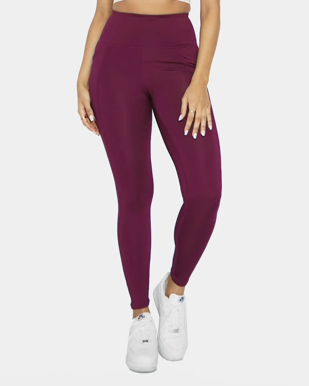 Thermal Warm Leggings - Mulberry - FINAL SALE