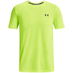 Under Armour Seamless Grid T Shirt - Neon Volt