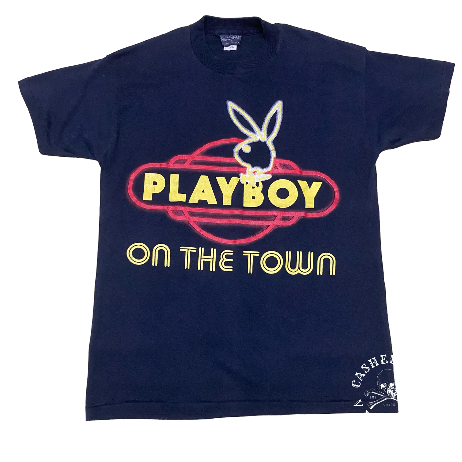 Vintage 1980's Playboy 'On The Town' Tee Size: L