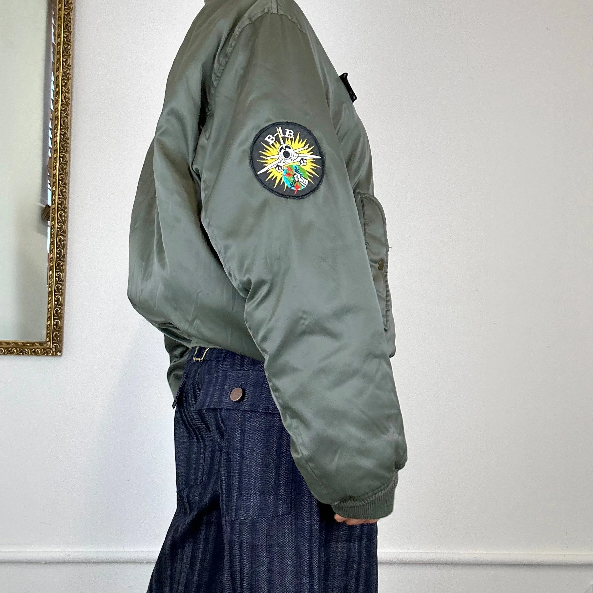 vintage us air force bomber jacket