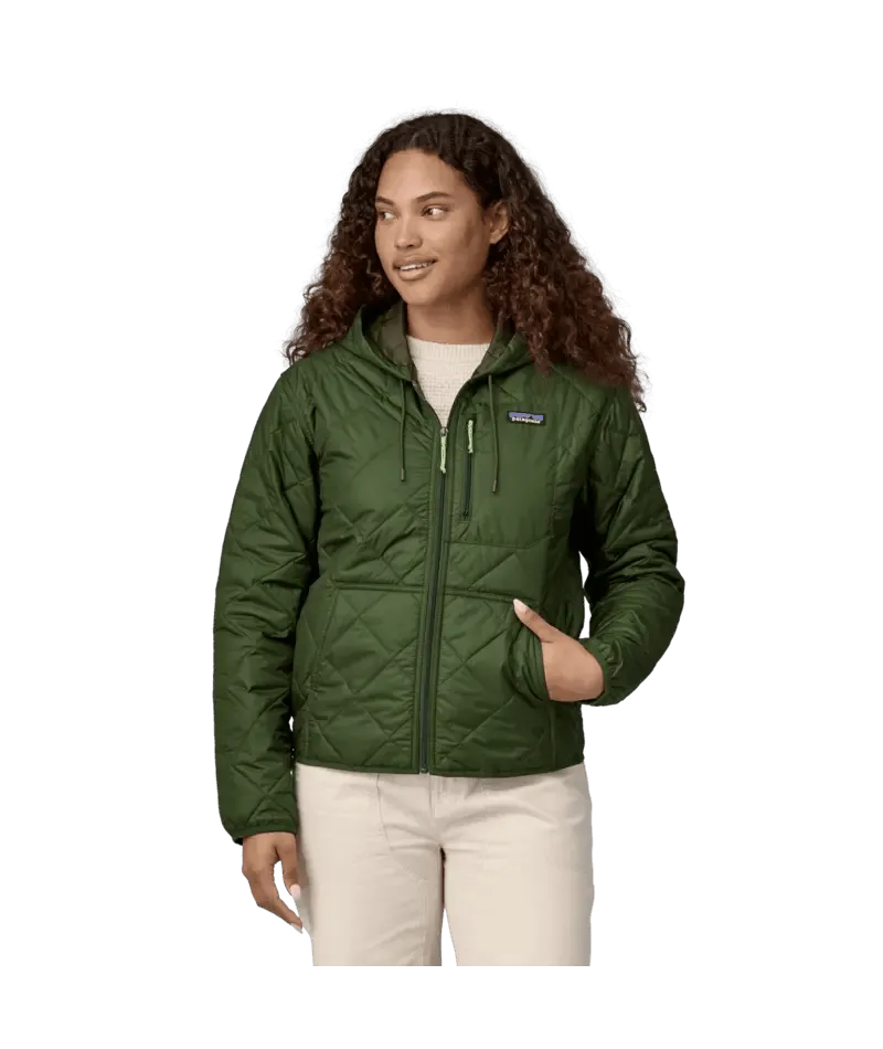 Women's Diamond Quilted Bomber Hoody