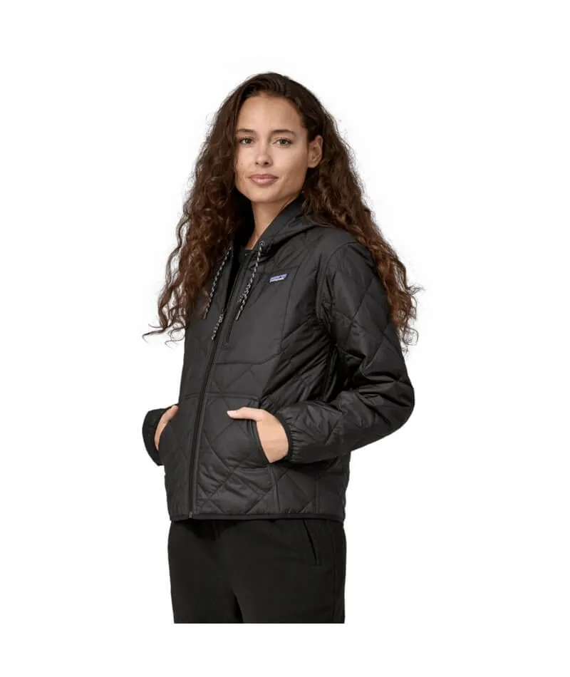 Women's Diamond Quilted Bomber Hoody