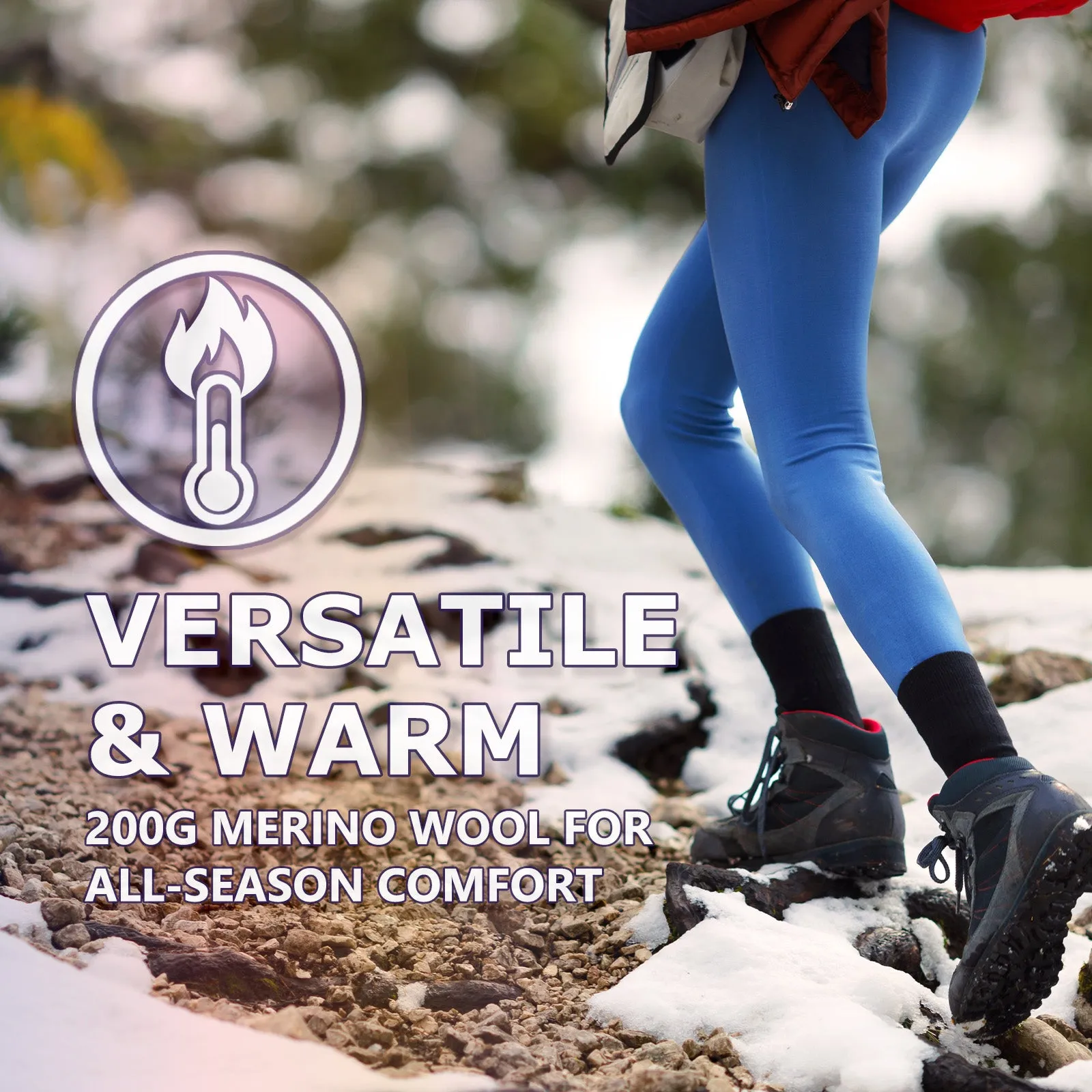 Women's Merino 200g Thermal Bottom Midnight Blue