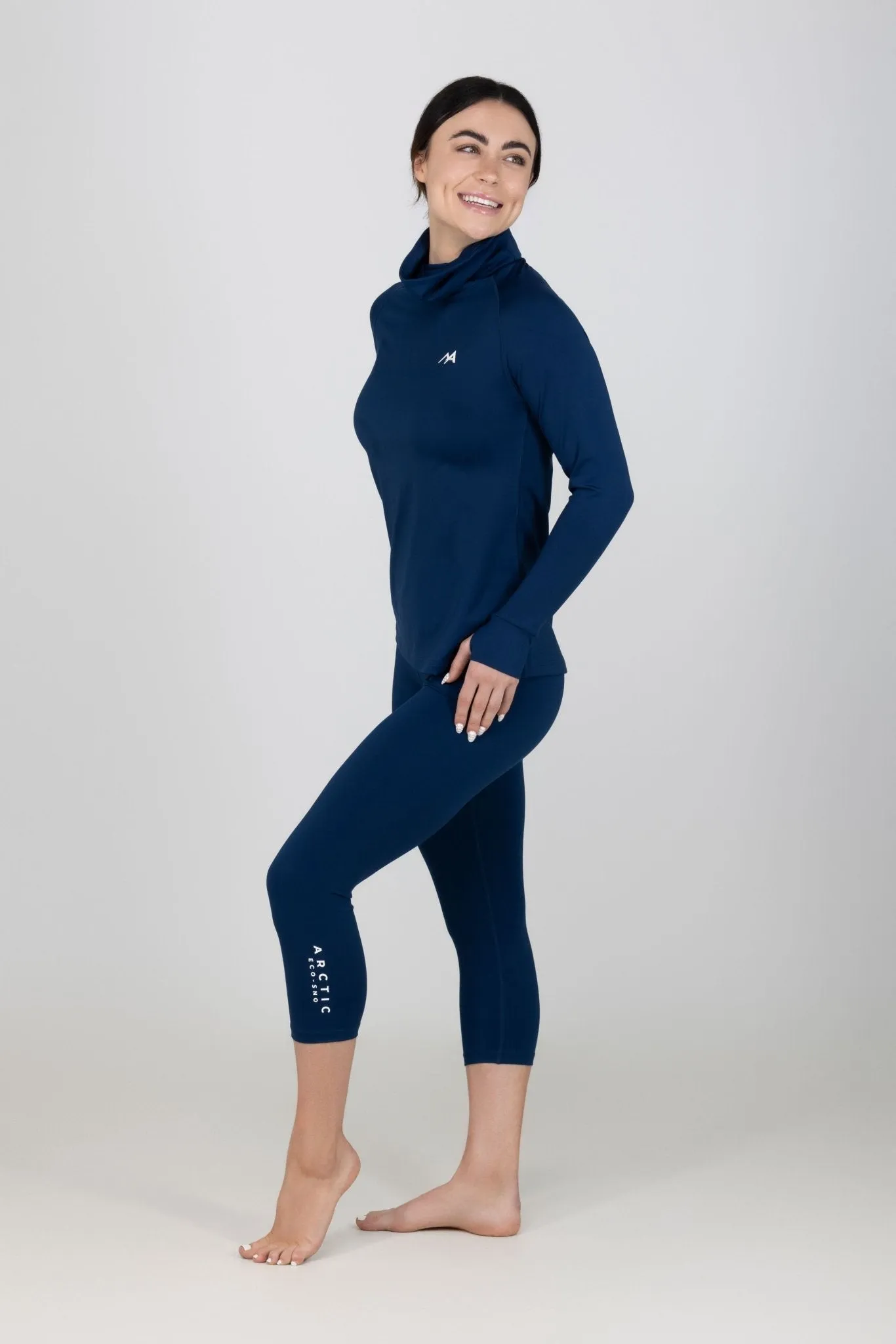 WOMEN'S THERMAL BASE LAYER LEGGING NIGHT SKY NAVY