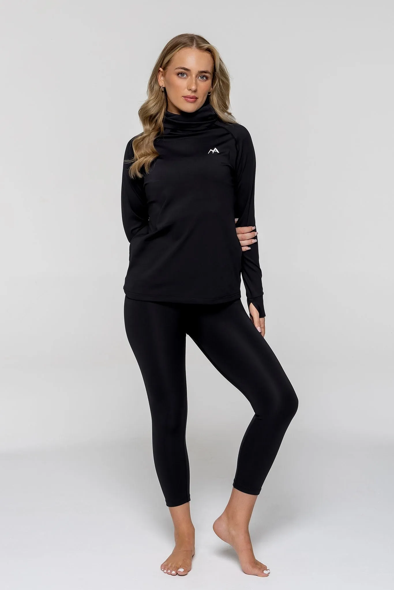 WOMEN'S THERMAL BASE LAYER LEGGING SEAMLESS 2.0 BLACK