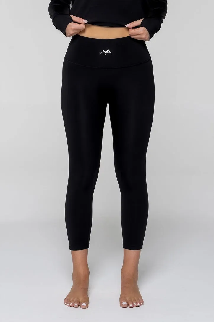 WOMEN'S THERMAL BASE LAYER LEGGING SEAMLESS 2.0 BLACK