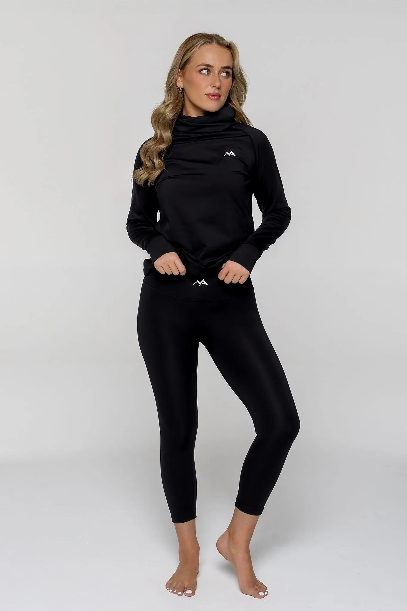 WOMEN'S THERMAL BASE LAYER LEGGING SEAMLESS 2.0 BLACK