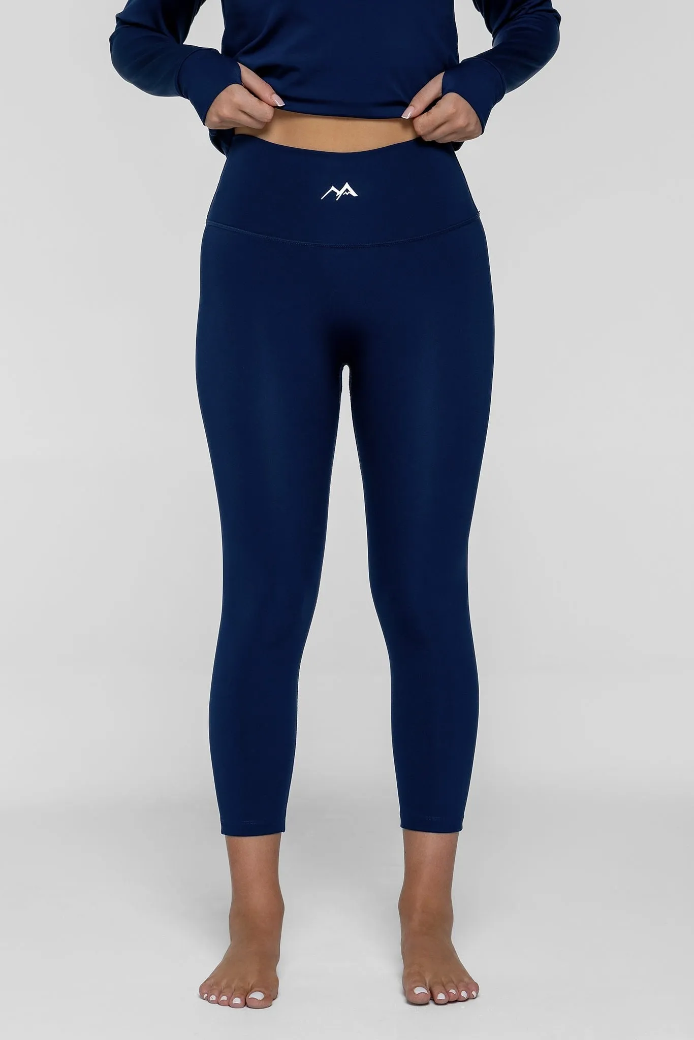 WOMEN'S THERMAL BASE LAYER LEGGING SEAMLESS 2.0 NIGHT SKY NAVY