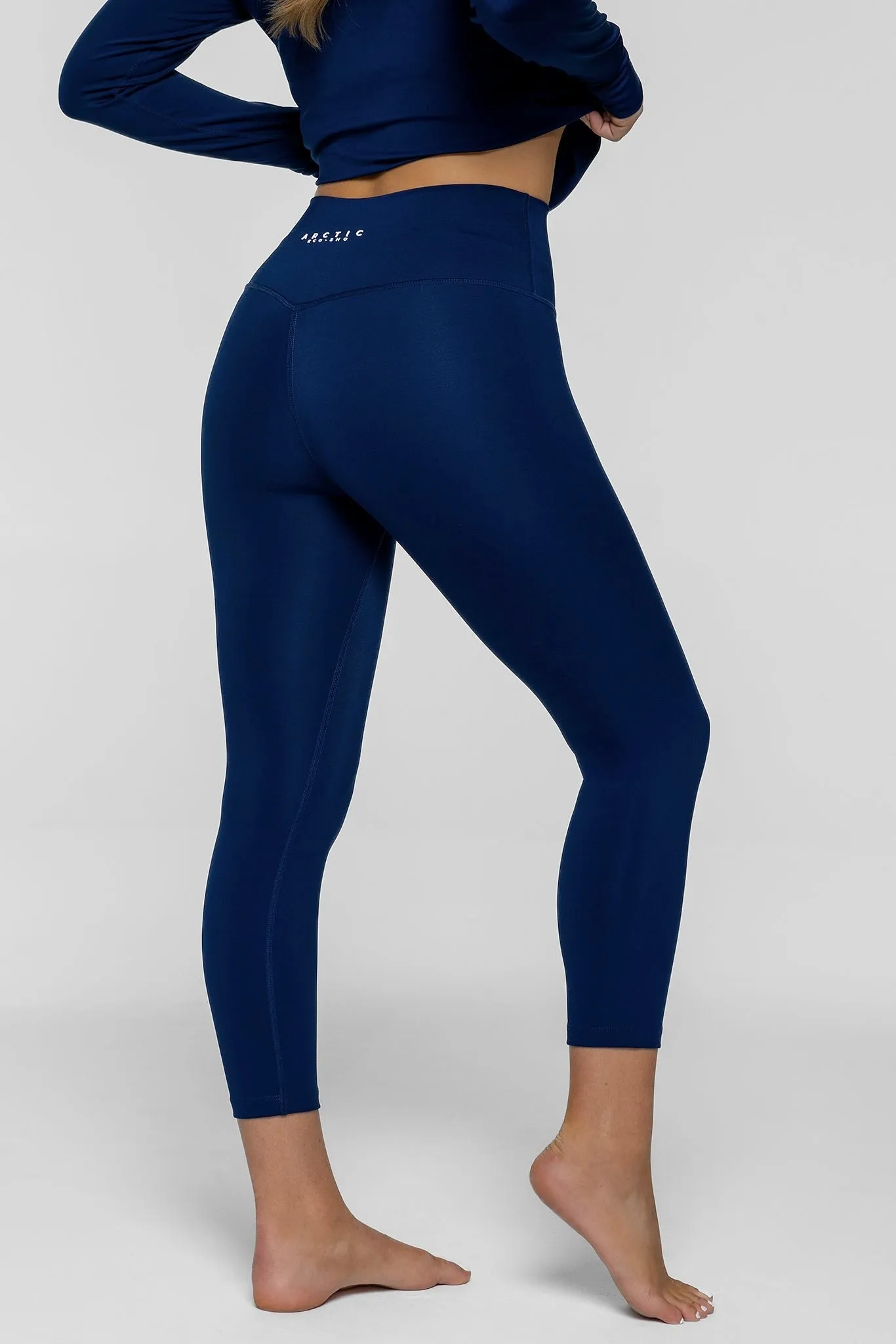 WOMEN'S THERMAL BASE LAYER LEGGING SEAMLESS 2.0 NIGHT SKY NAVY