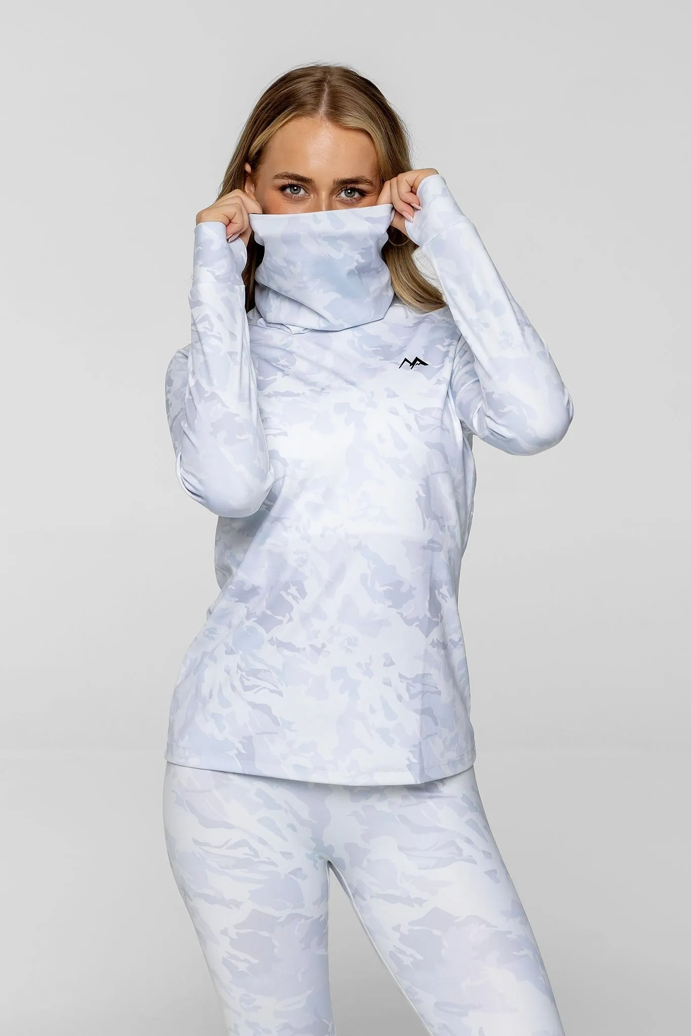 WOMEN'S THERMAL BASE LAYER TOP SNO-CAMO