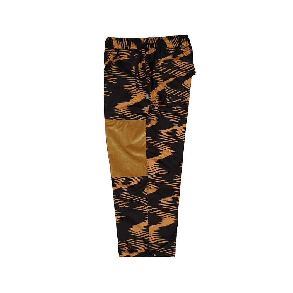 ZGZG WAVE VELVET SUPER WIDE BOX PANTS GOLD